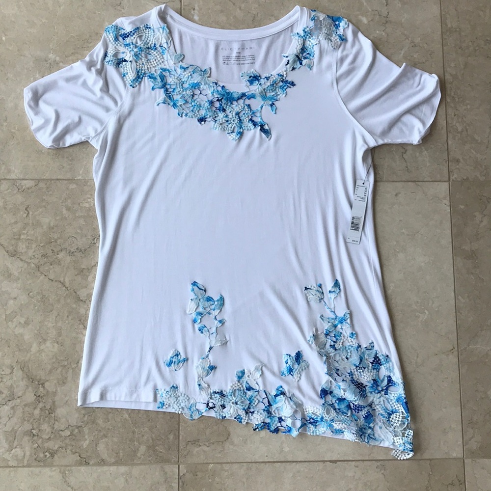 Eli Tahari Samara Tunic Tee